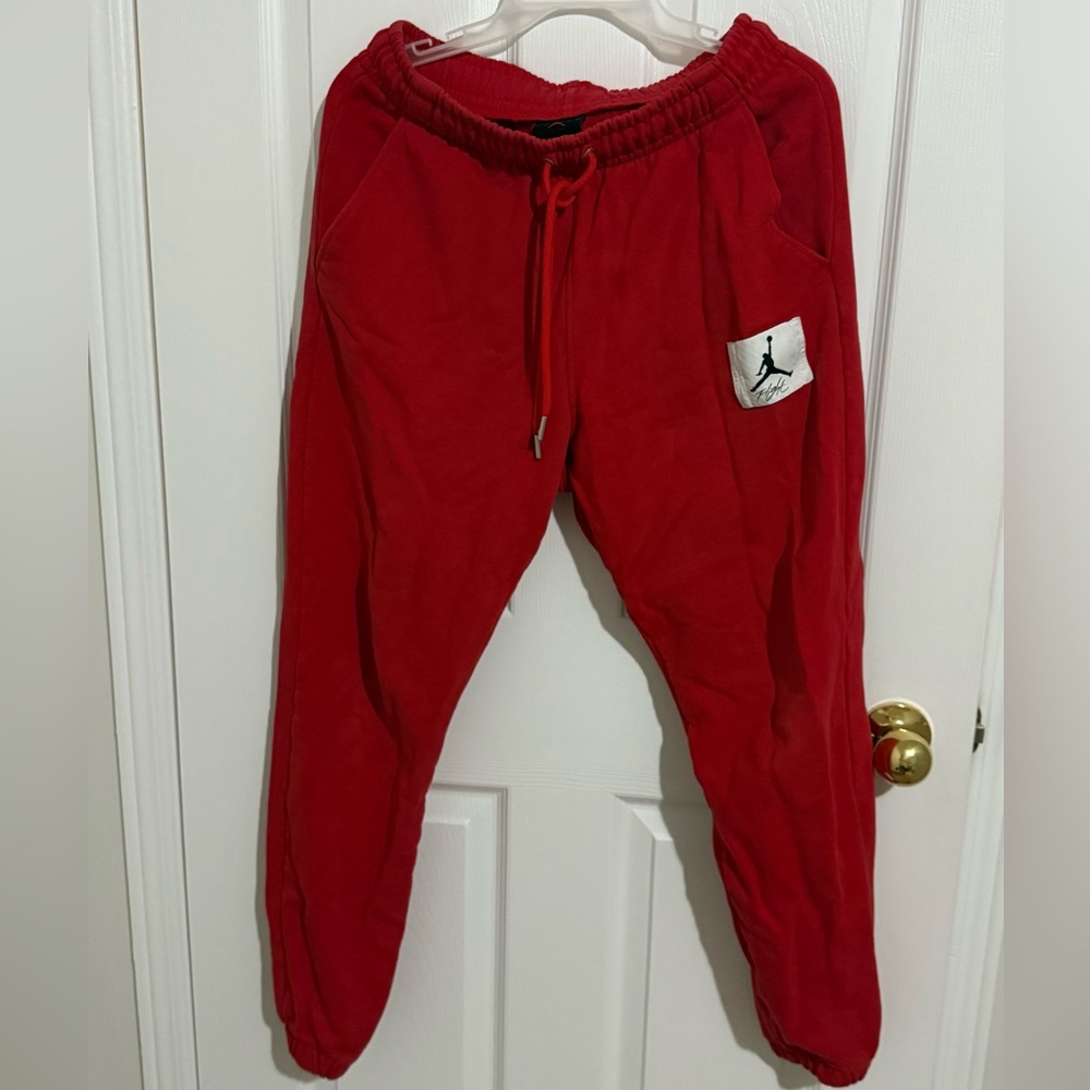 Men Red Jogger Pants
